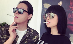 徐静蕾戴黑超大玩朋克风 网友：老徐真有味道