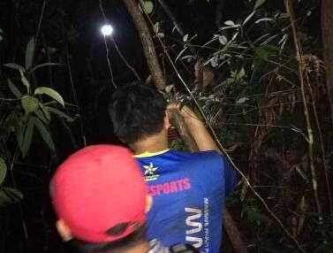 广东46名“驴友”端午出游遇山洪被困9小时获救