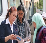 海北州司法局开展安置帮教宣传活动