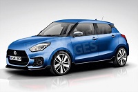 铃木最畅销小型车明年将换代 曝新车效果图