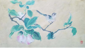 时胜利：当代艺术家 水墨花鸟自成一体