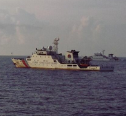 向阳红10号船到达永暑海域