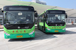 山东平邑：新能源环保电动城市公交车节能减排
