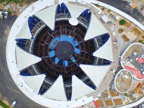 张家界全球最大开合穹顶调试成功 如莲花绽放