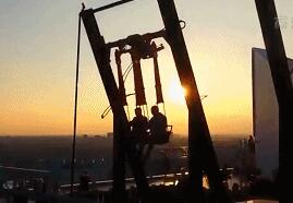 100米高空荡秋千是种怎样的体验？