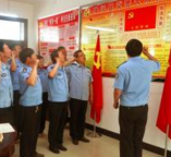 佛坪交警大队真情服务“重走红军路”活动