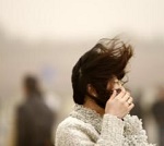 北京7级大风驱散雾霾迎&ldquo;立冬&rdquo;