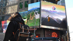 中国旅游形象宣传片登陆纽约时报广场