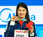短池世锦赛：张雨霏获女子200米蝶泳季军