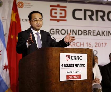 中国中车地铁组装厂在芝加哥破土动工