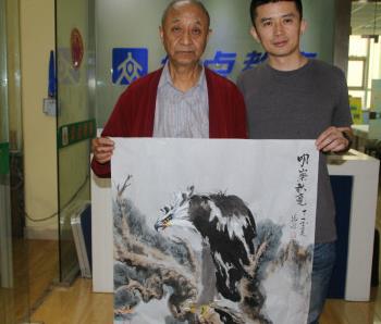 领略人文风采  感悟艺术情怀  记著名书画家走进众点教育