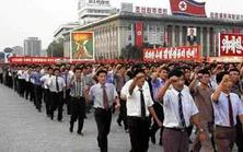 朝鲜举行群众集会游行纪念&ldquo;反美斗争日&rdquo;