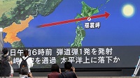 朝鲜导弹飞越日本 道指开盘下挫120点