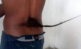 印度13岁男孩长&ldquo;尾巴&rdquo;被奉为猴神转世