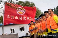 东营市湖北商会以龙舟聚乡情为鲁楚两地经济增彩