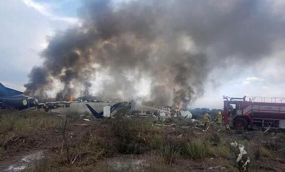 墨西哥坠落客机无人死亡 初步报告机上无中国公民