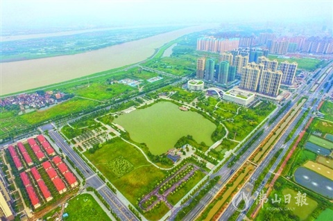 佛山西江新城城市生态修复项目被推选申报“中国人居范例奖”