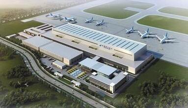 北京新机场亚洲最大机库封顶面积有5个足球场大