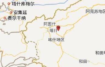 新疆喀什伽师县发生4.7级地震震源深度7千米