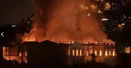 巴西2千万件文物被烧毁作家:这是一种全国性自杀