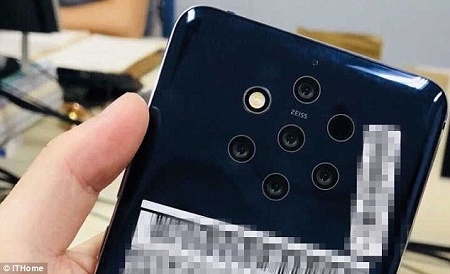 疑似诺基亚新机曝光：后置五摄像头