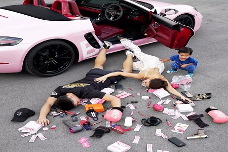 “炫富挑战”警方提醒背后或藏骗局