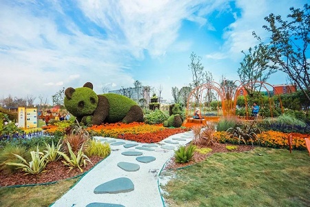 中国最大的露天熊猫文化博物馆之熊猫绿道建成