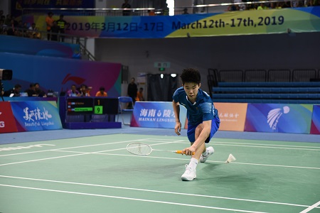 2019中国（陵水）国际羽毛球大师赛圆满落幕  国羽小将翁泓阳夺得男单冠军