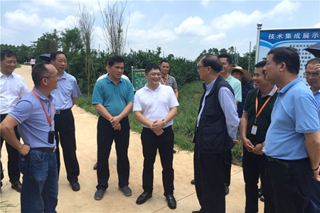 全国农业科技创业创新联盟主席一行来桂调研