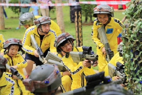 海南定安端午美食文化节，真人版“吃鸡”活动火热开战