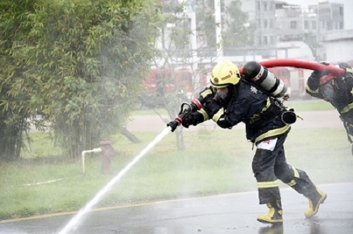 海南省消防救援总队举行全员大练兵比武竞赛