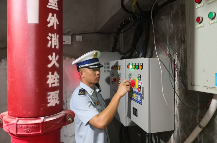 海南省消防救援总队开展消防安全问题突出单位“回访”检查活动