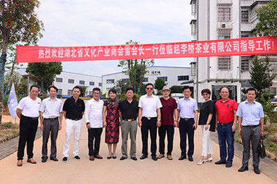 湖北文化产业商会组织专家考察非物质文化遗产赤壁市赵李桥茶