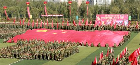 青海交通职业技术学院千名学子备战人防向祖国70华诞献礼