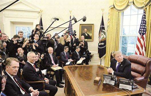 中美当前关注的几大问题 特朗普这样回应中国媒体