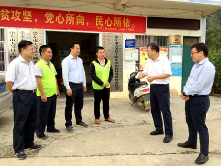 广西区农业农村厅领导赴天等县开展产业扶贫调研指导工作