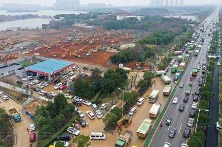 疫情动态|武汉雷神山医院中建三局一公司施工工地亟需7万只口罩