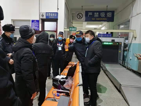 黑龙江：伊春南岔县严控火车站第一道“疫”情关口