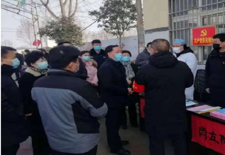 抗击疫情：河南省副省长戴柏华到新乡牧野区视察抗击疫情工作