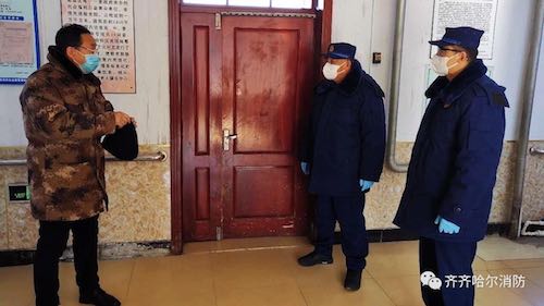 齐齐哈尔市消防救援支队：应对疫情开展养老服务机构消防安全排查