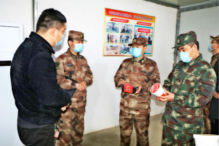 新乡军分区助力河南卫辉市疫情防控及复工复产