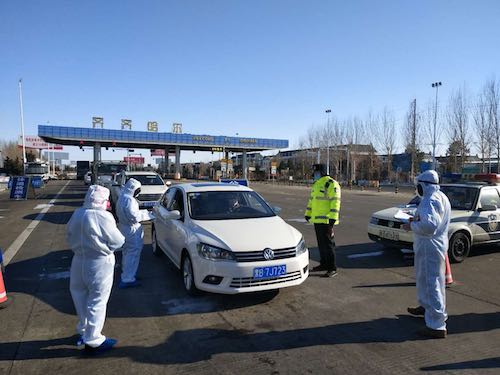 黑龙江齐齐哈尔铁锋交警大队靠前一步主动作为全力做好疫情防控工作