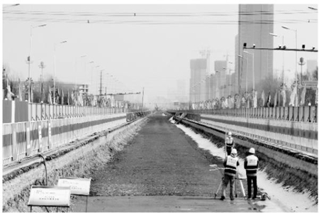 沈抚有轨电车西延工程正式复工