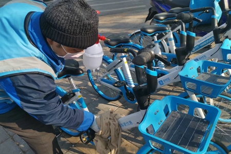 沈阳：共享单车消毒调度全升级为让市民安心骑行