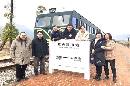 叶青点赞第六产业标杆袁夫稻田