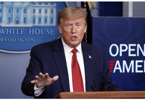 美失业数据接近“大萧条”水平 特朗普下发“重启”路线图