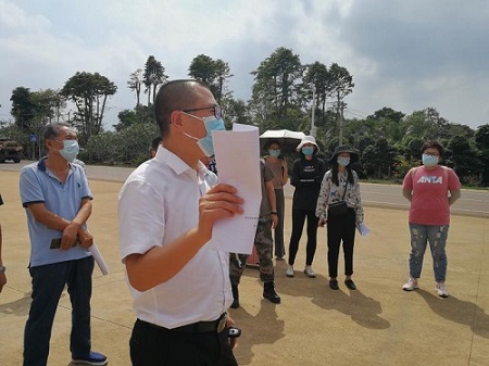 海南科技职业大学组织疫情防控演练做好学生返校准备