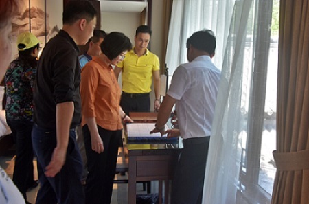 海南省副省长苻彩香率队到文笔峰盘古文化旅游区调研时指出—— 力争把文笔峰升级为琼北第一家5A级旅游景区