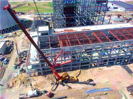 狠抓项目 补齐短板&mdash;&mdash;齐齐哈尔市梅里斯区九洲生物质热电联产项目吊装顺利完成