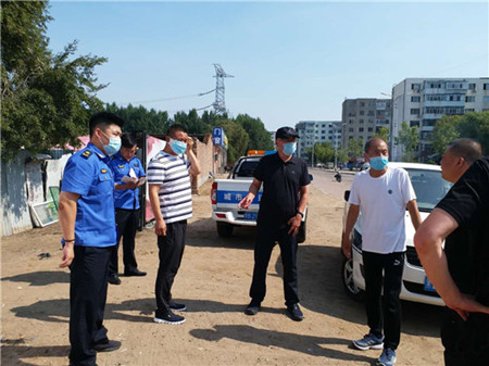 齐齐哈尔市建华区开展废品收购站综合治理专项活动